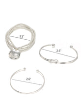 Minimalistisches Perlenarmband mit Knoten